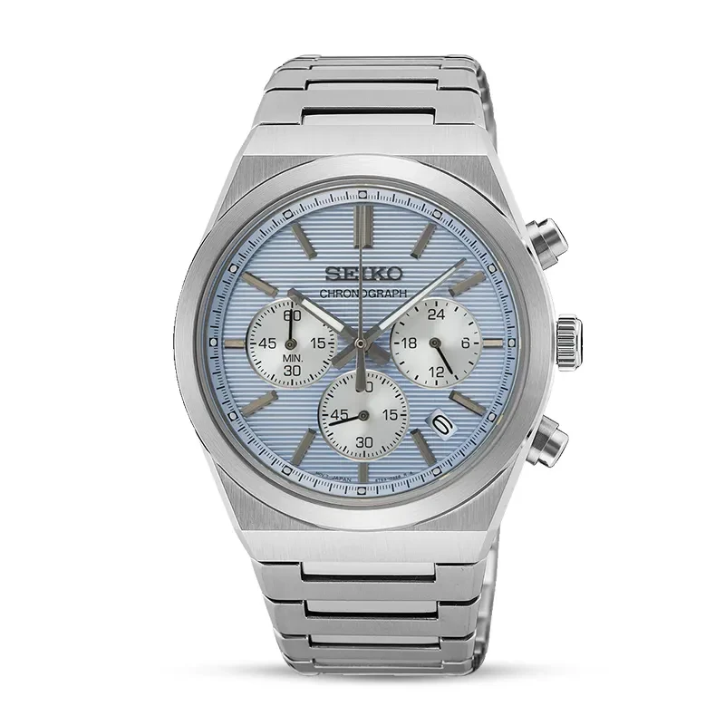 Seiko Conceptual Chronograph Ice Blue Dial Men’s Watch