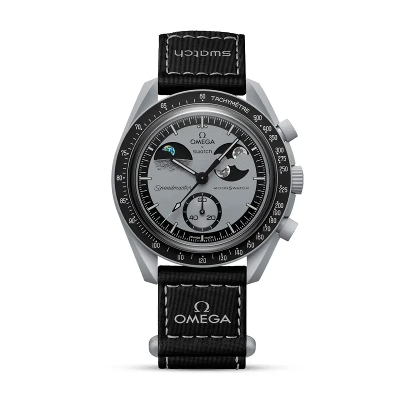 Omega x Swatch Mission to Earthphase Bioceramic Moonswatch