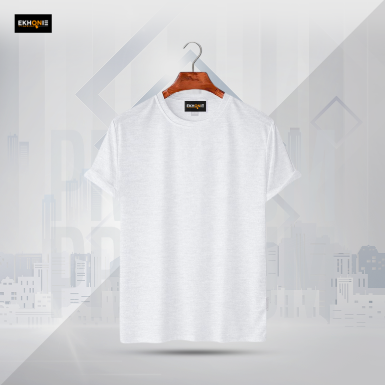 Ekhonie Premium Solid T-Shirt-White